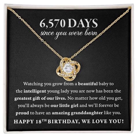 special gifts for granddaughters 18th birthday